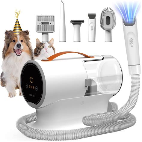 Pet Grooming Kit and Vacuum Picks Up 99% Pet Hair, 2L Large Capacity ...