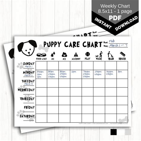 Dog Care Planner Printable Template | ubicaciondepersonas.cdmx.gob.mx