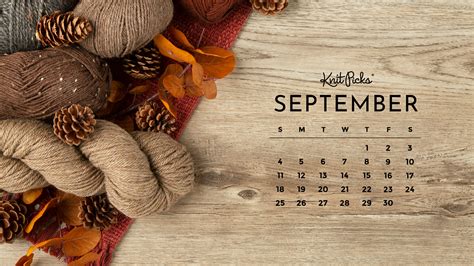 Free Downloadable September 2022 Calendar - The Knit Picks Staff ...