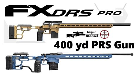 FX DRS (New Airguns @ 2024 Shot Show) PRS Style Air Rifle w/ MDT ACC ...