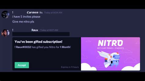 Fake discord nitro gift link troll - cokeja