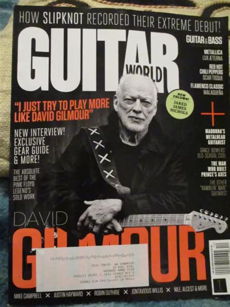 GUITAR WORLD DEC. 2024 David Gilmour Monte Pittman Les Dudek New £12.29 ...