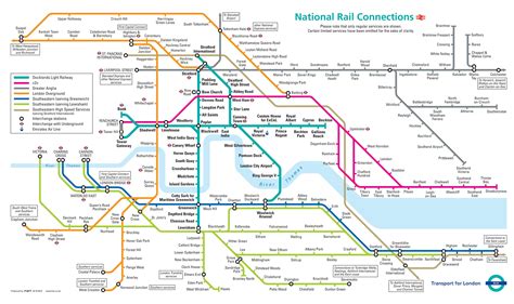 National Rail Network Map