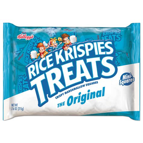 Rice Krispies Treats, Original Marshmallow, 0.78 oz Pack, 60/Carton ...