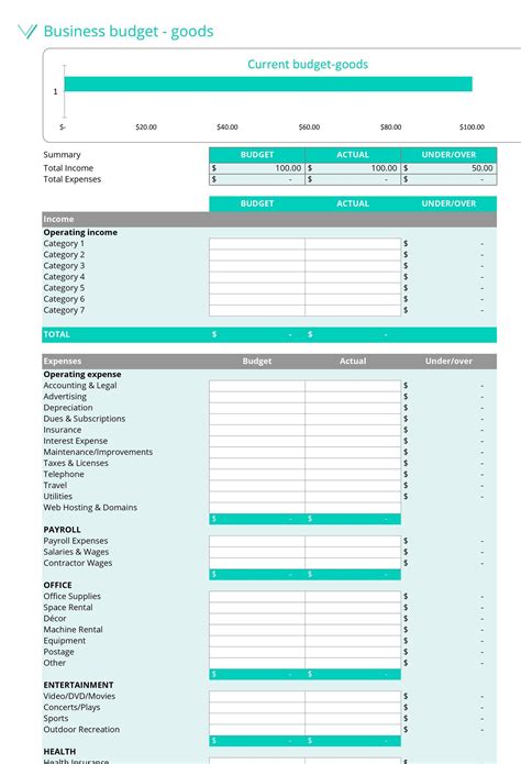 Budget Proposal Template Free Download