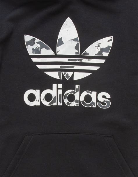 ADIDAS Camo Boys Hoodie - BLACK | Tillys