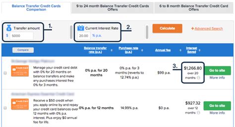 Credit Card Balance Transfer Calculator | Credit Card Finder