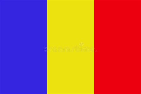 Romania Country Flag Colors Vector Stock Vector - Illustration of ...