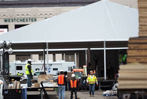 COVID-19 emergency hospital facilities rising at Westchester County Center