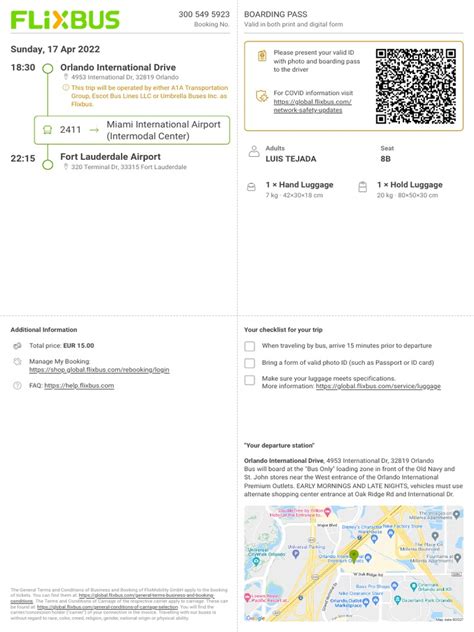 FLIX Ticket 3005495923 | PDF | Bus | Transport