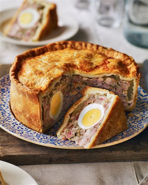 Gala pork and egg pie - delicious. magazine