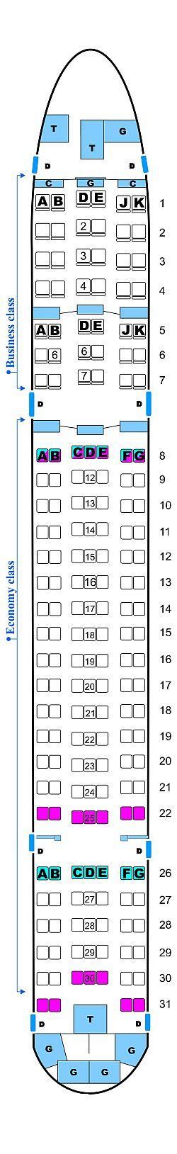 B767 Seat Map