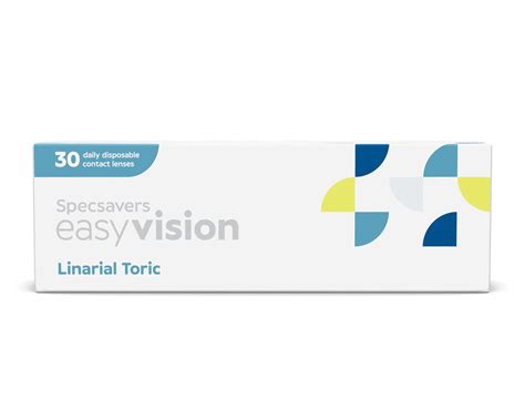 easyvision Linarial Toric Daily Daily Toric Contact Lenses | Specsavers ...