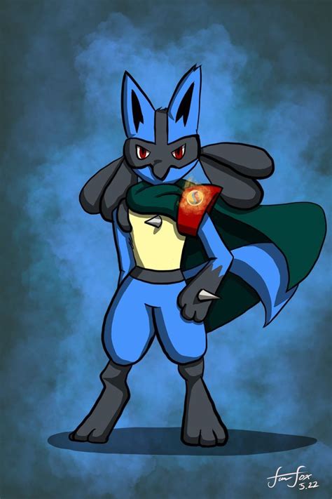 Lucario - The Mega Aura Guardian in 2022 | Mega evolution, Nintendo art ...