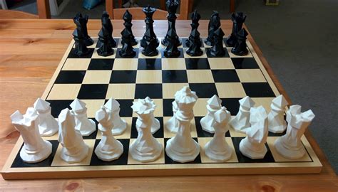 3d printed chess set