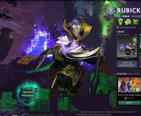 My Rubick set using Arcana + Avatar of the impossible realm set ...