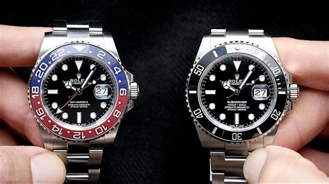 [4K] Rolex 2021 GMT Pepsi Vs the Submariner 41, differences beyond the ...