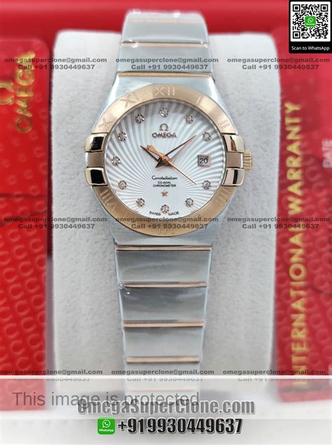 Omega Constellation Womens Swiss Replica | Omega Ladies Replica Watches