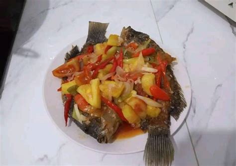 Resep Ikan Gurame Asam Manis oleh ayusolih 13 - Cookpad