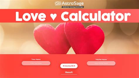 Love Calculator: Test Your Love Compatibility