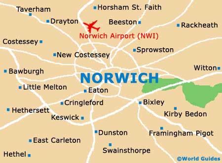 Norwich Maps and Orientation: Norwich, Norfolk, England