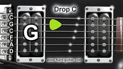 Drop C Guitar Tuner (C G C F A D Tuning) - YouTube