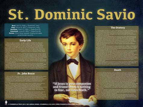 Saint Dominic Savio Explained Poster