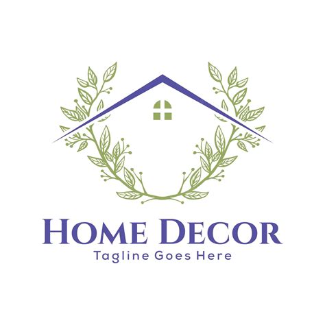 Premium Vector | Home decor logo design