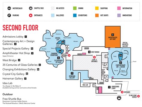 Floor Plan | Corning Museum of Glass