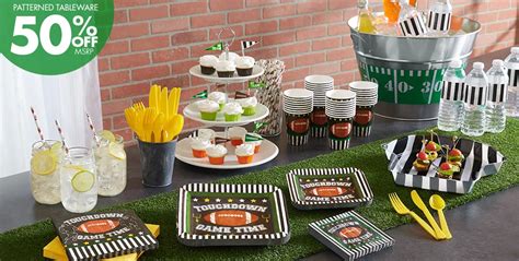 Kids Football Game Time Party Supplies - Football Theme Party - Party City