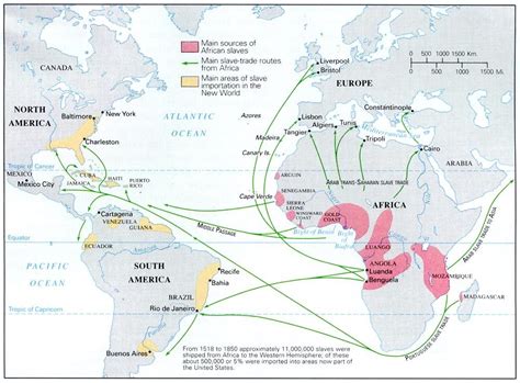 Middle passage map worksheet | Up Forever