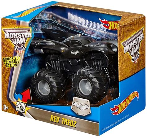 Hot Wheels Monster Jam 25 Rev Tredz Batman Truck 143 Vehicle Mattel ...