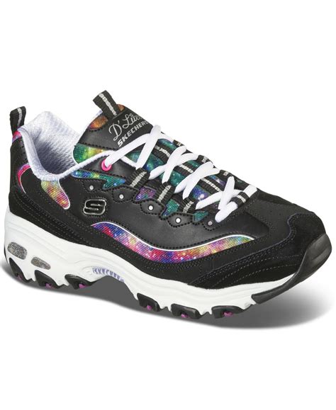 Skechers Women's D'lites - Whimsical Dreams Wide Width Walking Sneakers ...