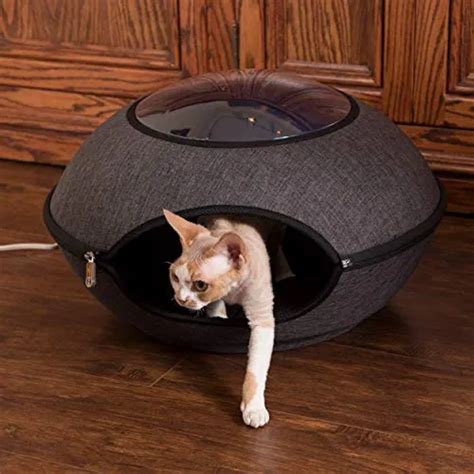 K&H PET PRODUCTS Thermo-Lookout Pod Heated Cat Bed | Heated cat bed ...