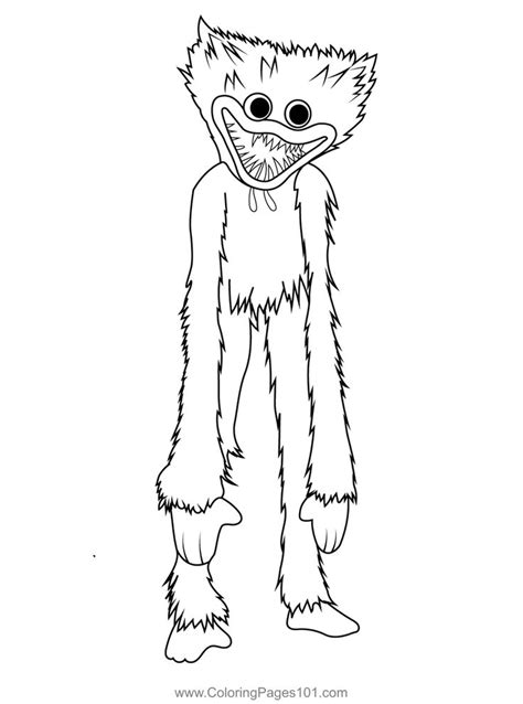 a drawing of a furry creature with big eyes and claws on it's legs