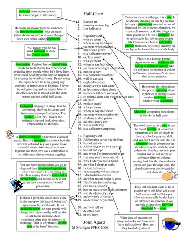 Half Caste Match the annotation teacher version by diamond_raindrops ...