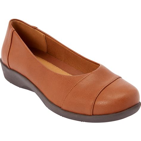 Comfortview Women's Wide Width The Gab Flat Shoes - Walmart.com