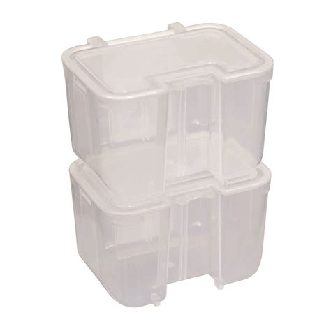 Clear Stackable Storage Tubs 4 Pack On Rail - Kincrome Tools - Kincrome