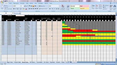 printable manufacturing production schedule template excel excel ...