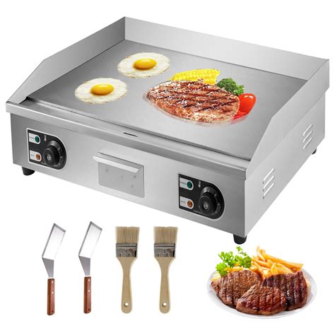 VEVOR Electric Flat Top Grill 3000W Electric Countertop Griddle Grill ...