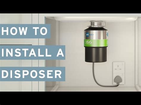 How to Install: InSinkErator Food Waste Disposal - YouTube