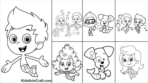 Free Printable Bubble Guppies Coloring Pages