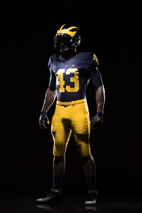 First Look At The Jumpman Branded Michigan Wolverines Football Uniforms ...