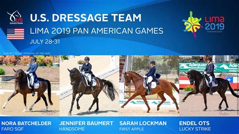 US Equestrian Nominates U.S. Dressage Team for Lima 2019 Pan American ...