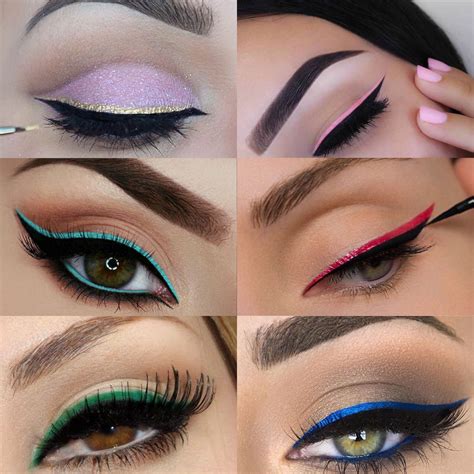 Le double eye-liner | Color eyeliner makeup, Colored eyeliner, Eye makeup