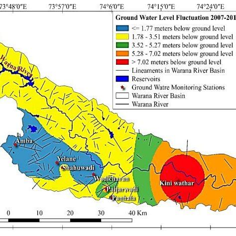 Stream order map by Strahler method for the Warana River basin ...