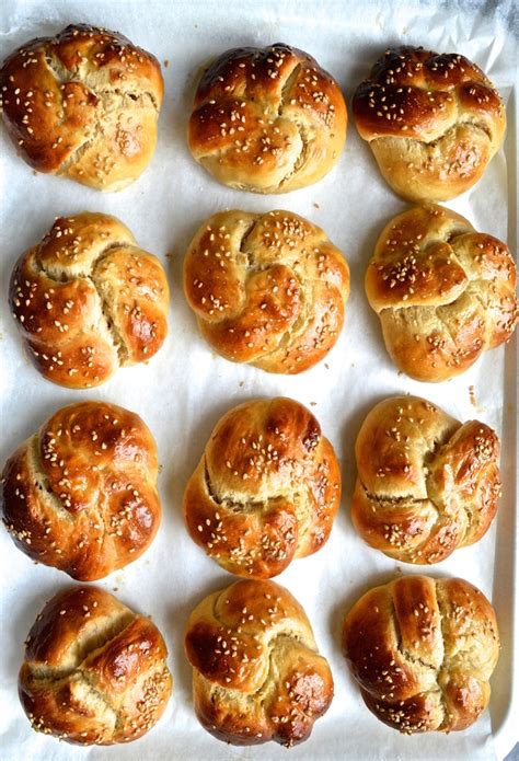 Mini Challah Bread Rolls