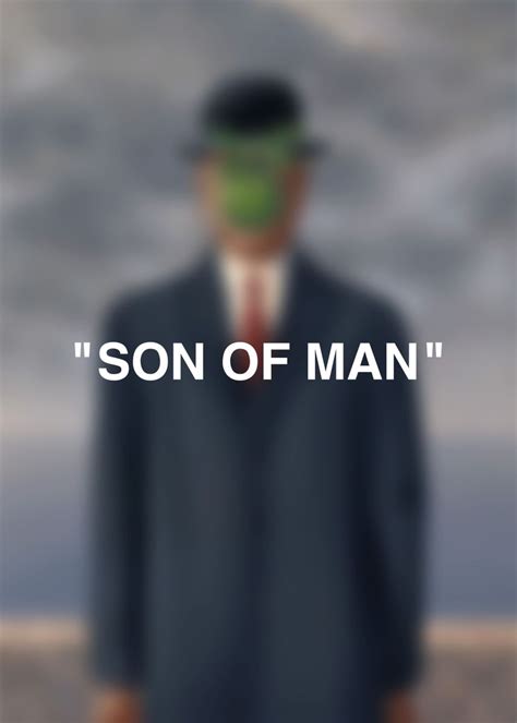 'Son of man' Poster, picture, metal print, paint by Uber Colektiv ...