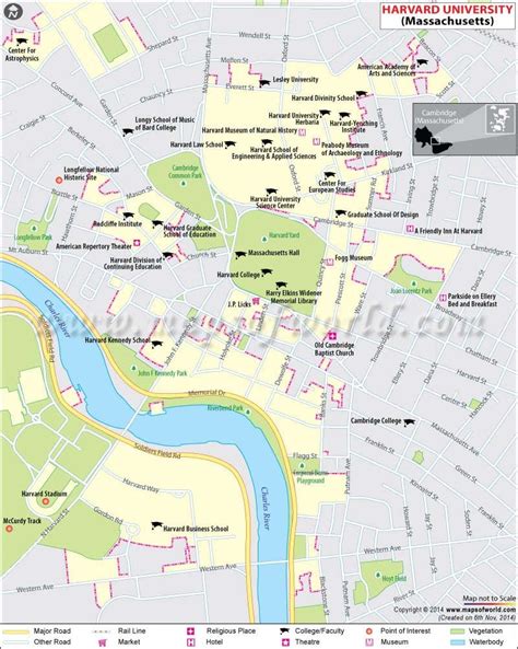 Harvard University Campus Map - Black Sea Map