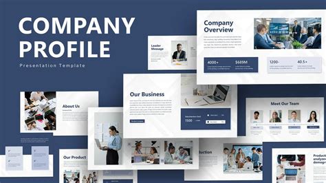 Creative Company Profile Presentation Template - SlideKit